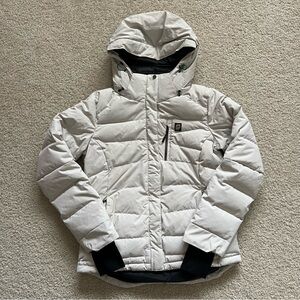 Orage Cascade Jacket Women Size Medium Puffer Down Coat Hooded Ski Snowboarding,
